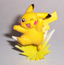 Kaiyodo Pokemon Pikachu Figure 2 Japan Import Kanto Figurine Toy Bottlecap